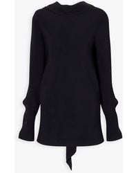 The Row - Evo Black Viscose Top - Lyst
