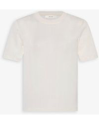 The Row - Etina Ivory Jersey T-shirt - Lyst