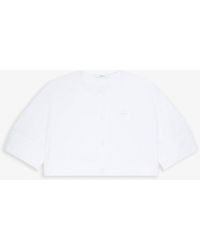 Givenchy - Short White Cotton Sleeves Shirt - Lyst