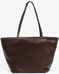The Row - Xl Park Tote Dark Brown Bag - Lyst
