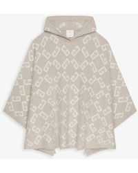 Givenchy - Monogram Hooded Cashmere Poncho - Lyst