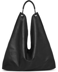 The Row - Bindle 3 Black Leather Shoulder Bag - Lyst