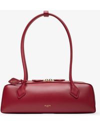 Alaïa - Le Teckel Medium Red Smooth Leather Bag - Lyst