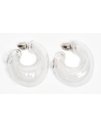 Alaïa - Bubble Hoop Glass Earrings - Lyst