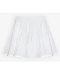 Alaïa - Fine Knit Skater Skirt - Lyst