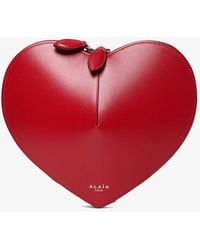 Alaïa - Le Coeur Leather Crossbody Bag - Lyst