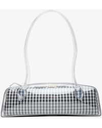 Alaïa - Le Teckel Medium Black And White Bag - Lyst