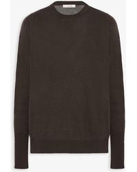 The Row - Odelle Brown Cashmere Top - Lyst