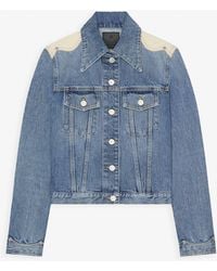 Givenchy - Back Details Denim Jacket - Lyst