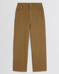 Phoebe Philo - Drop Brown Trousers - Lyst