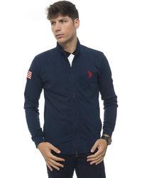 U.S. POLO ASSN. Sweatshirt Blue Cotton