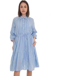 Woolrich - Abito in pizzo BRODERIE ANGLAISE OVER DRESS - Lyst