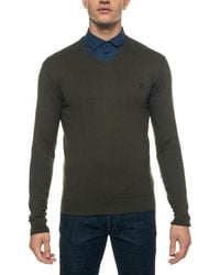 polo under sweater