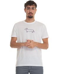 Harmont & Blaine - T-shirt girocollo mezza manica IRL003 - Lyst