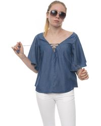 GUESS TOP DONNA DRAPED SHIRT