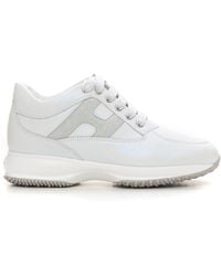 Hogan Sneakers Interactive Di Colore Bianco Crema in White | Lyst