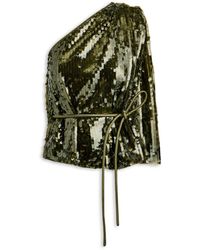 Scanlan Theodore - Sequin One Shoulder Top - Lyst