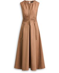Scanlan Theodore - Cotton Sateen Cargo Dress - Lyst