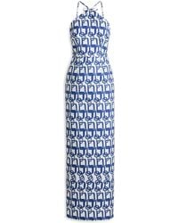 Scanlan Theodore - Chain Print Long Dress - Lyst