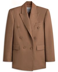 Scanlan Theodore - Linen Double Breasted Jacket - Lyst