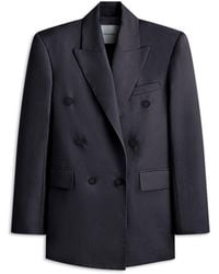 Scanlan Theodore - Linen Double Breasted Jacket - Lyst