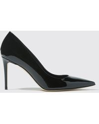 SCAROSSO - Gigi Black Patent High Heels - Lyst