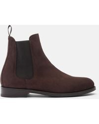 SCAROSSO - Elena Marrone Scamosciata - Lyst