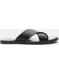 SCAROSSO - Adriano Nero Sandals - Lyst
