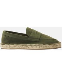 SCAROSSO - Diego Grün Veloursleder - Lyst