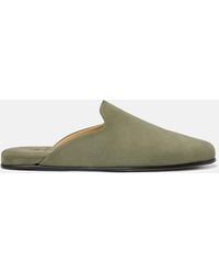 SCAROSSO - Atlas Travel Slipper Nubuck - Lyst