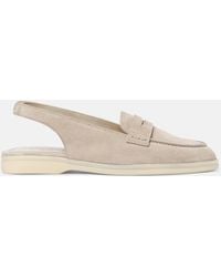 SCAROSSO - Leila Sand Suede - Lyst
