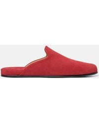 SCAROSSO - Atlas Travel Slipper Nubuck - Lyst