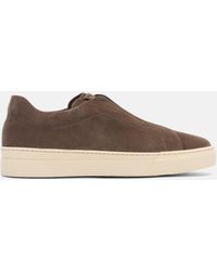 SCAROSSO - Luca Taupe Suede - Lyst