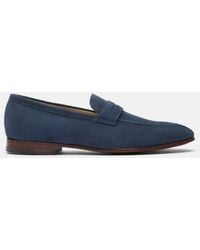 SCAROSSO - Marzio Abisso Scamosciato Loafers - Lyst
