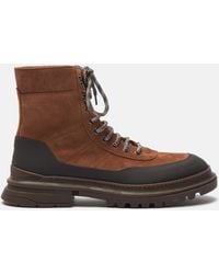 SCAROSSO - Federico Tan Suede - Lyst