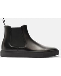 SCAROSSO - Sneakers Tommaso Nero Intenso Calf Leather - Lyst