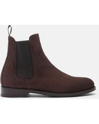SCAROSSO - Elena Marrone Scamosciata - Lyst