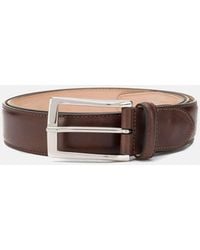 SCAROSSO - Cintura Marrone Classica - Lyst