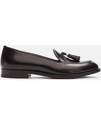 SCAROSSO - Sienna Brown Bright Loafers - Lyst