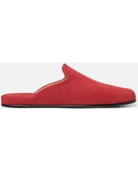 SCAROSSO - Atlas Travel Slipper Nubuck - Lyst