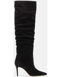SCAROSSO - Carra Black Boots - Lyst