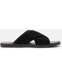SCAROSSO - Ettore Suede Woven - Lyst