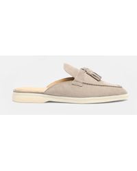 SCAROSSO - Lucrezia Sand Suede - Lyst
