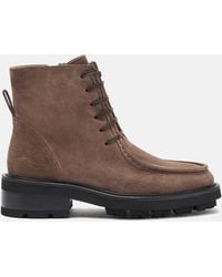 SCAROSSO - Karol Taupe Suede - Lyst