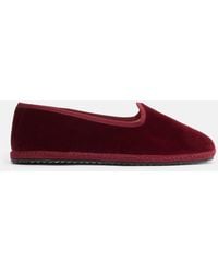SCAROSSO - Valentina Bordeaux Velluto - Lyst