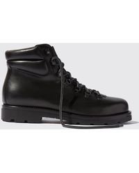 SCAROSSO - Boots Edmund Black Calf Leather - Lyst