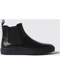 SCAROSSO - Sneakers Tommaso Nero Intenso Calf Leather - Lyst