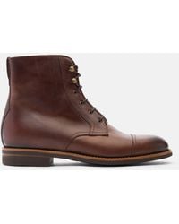 SCAROSSO - Boots Paolo Caramello Calf Leather - Lyst