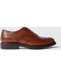 SCAROSSO Before They Go Nick Tan Calf Leather - Brown