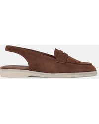 SCAROSSO - Leila Braun Veloursleder - Lyst